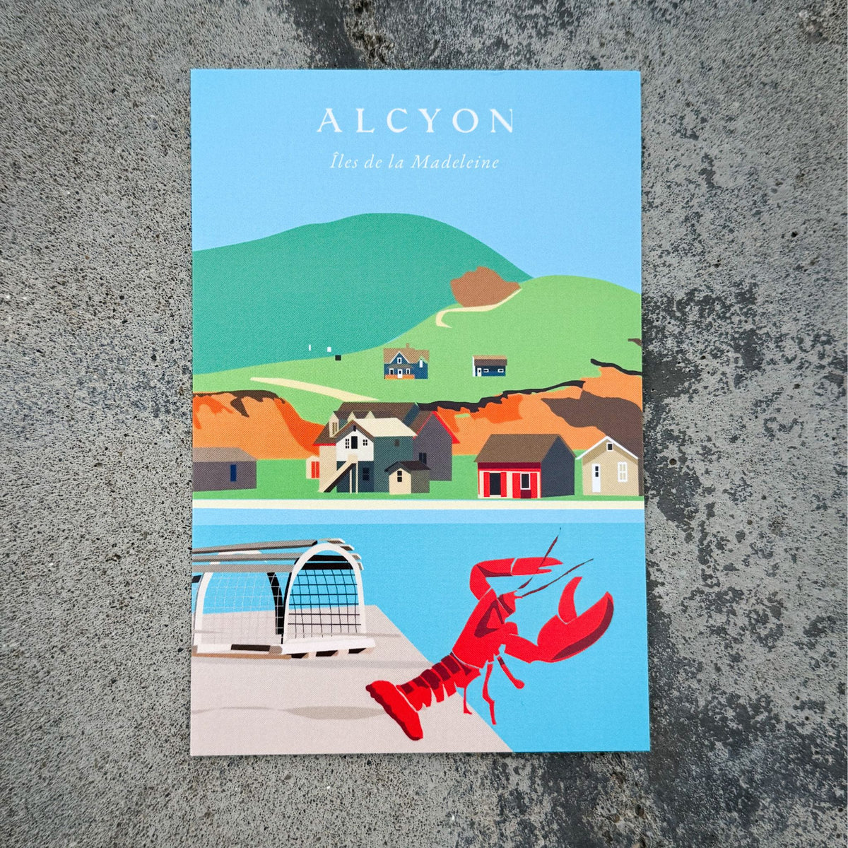 Carte postale - Homard sur la Grave