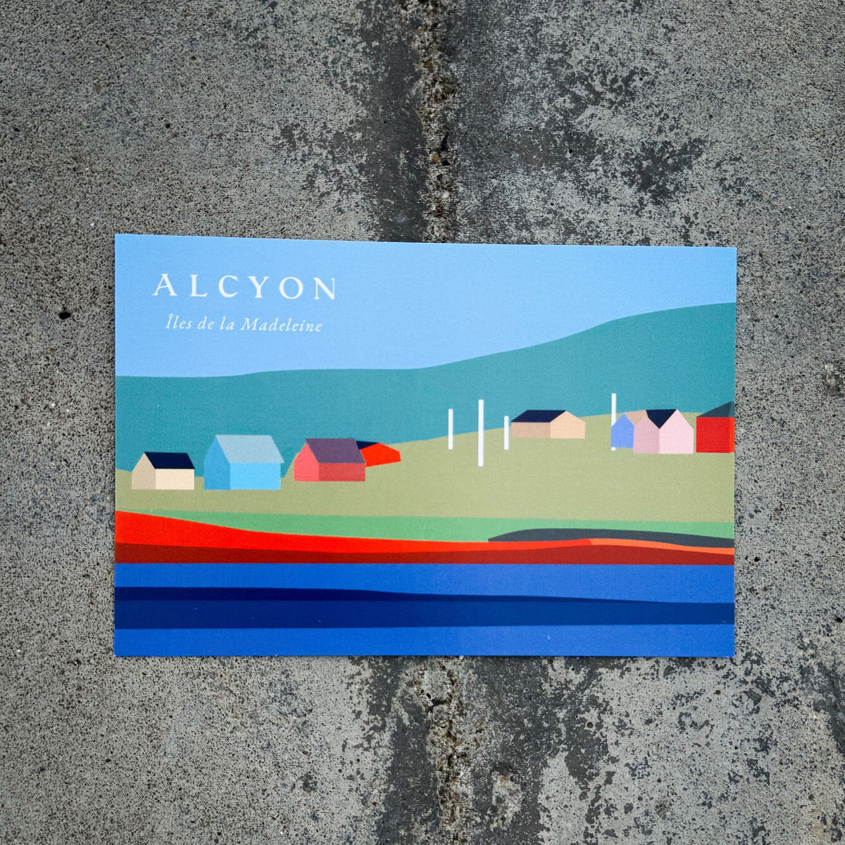 Carte postale - Paysage maisons
