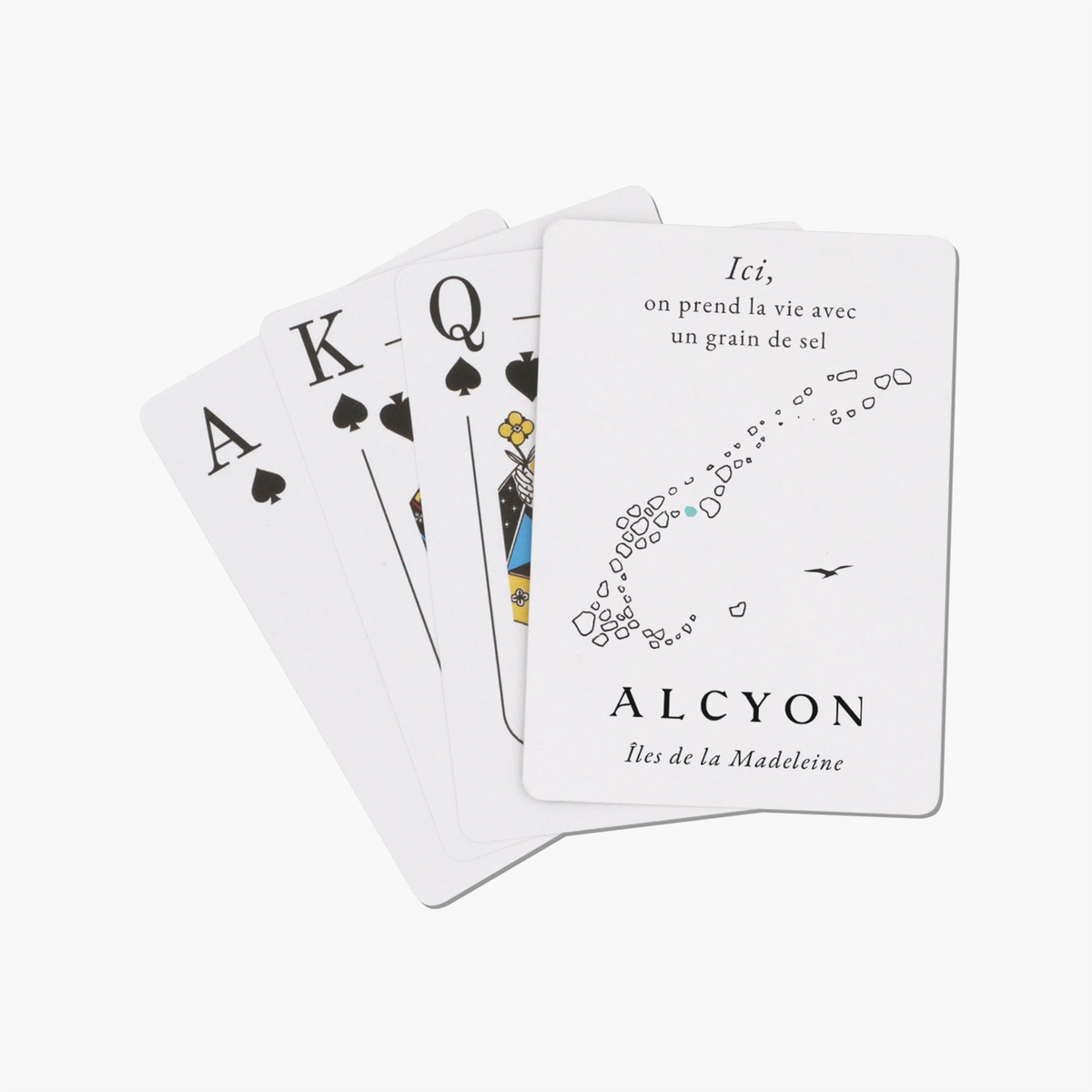 Jeu de cartes - Ici on prend la vie avec un grain de sel