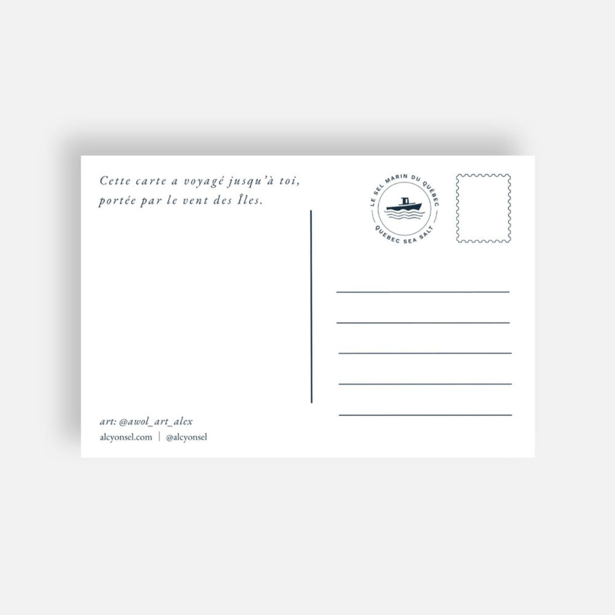Carte postale - Homard sur la Grave
