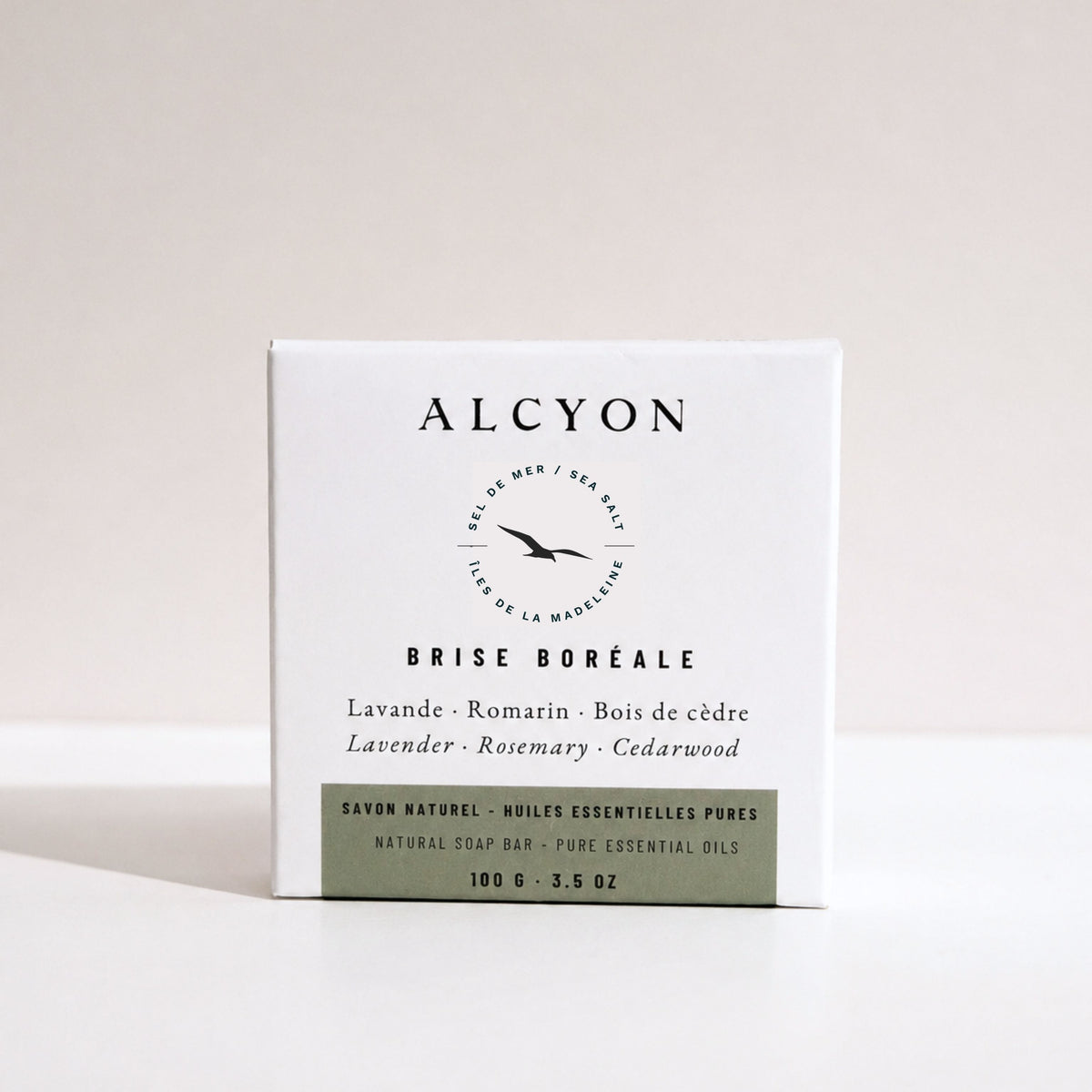 Coffret rituel marin - Porte-savon blanc