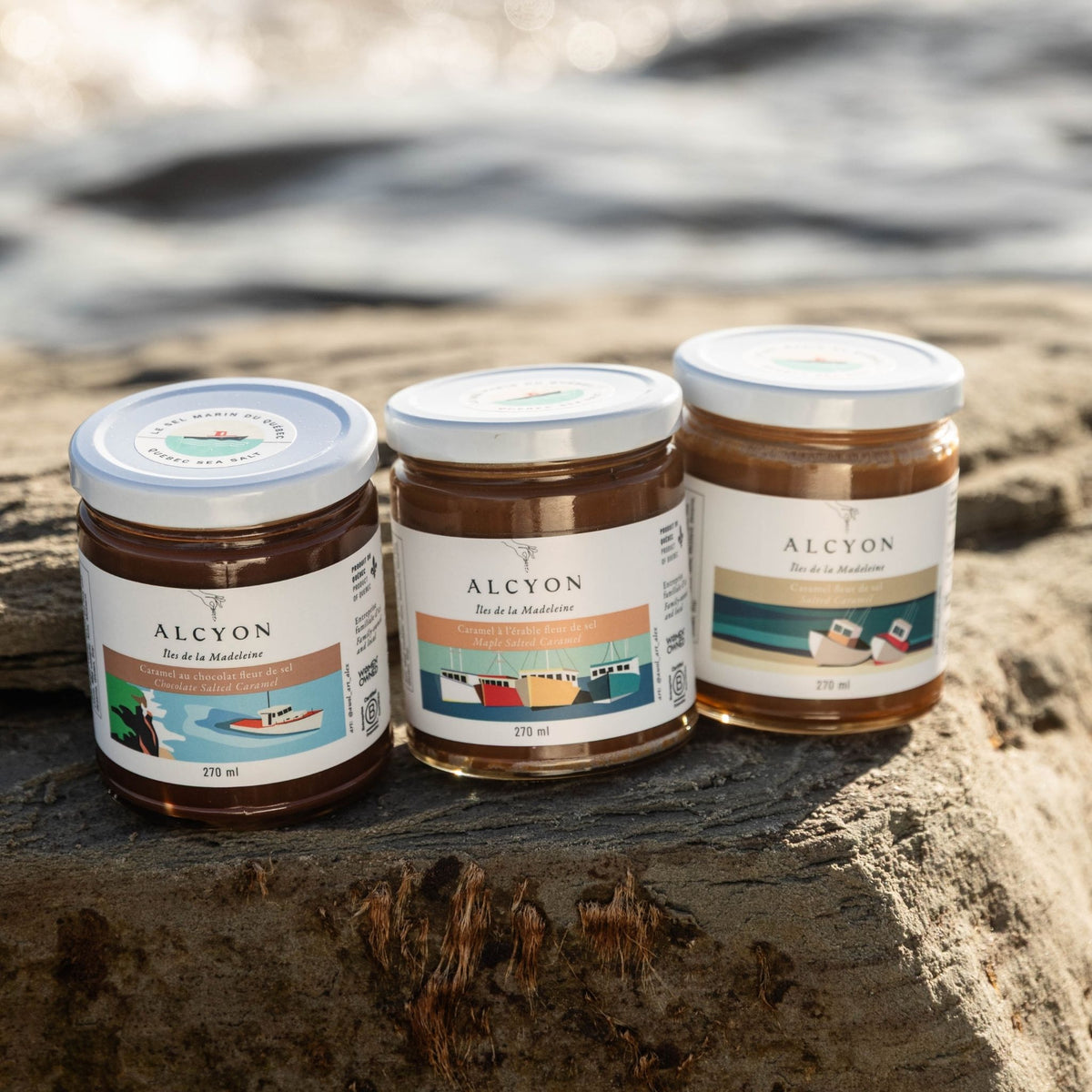 Trio caramels fleur de sel