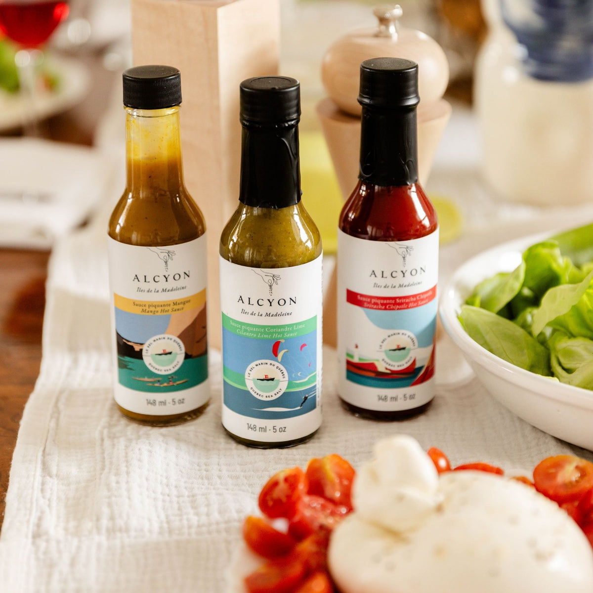 Trio de Sauces Piquantes Alcyon